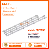 55P65US / 55P ไฟแบ็คไลท์ LED 8 TCL 55นิ้วไฟเรืองแสงทีวี LED (LAMPU TV ) 55 "เหมาะสำหรับ TCL 55U1 55A