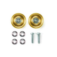TAMIYA Roller [15437: ️700] 13mm Aluminum Ball-Race Rollers (Ringless) Gold Anodize
