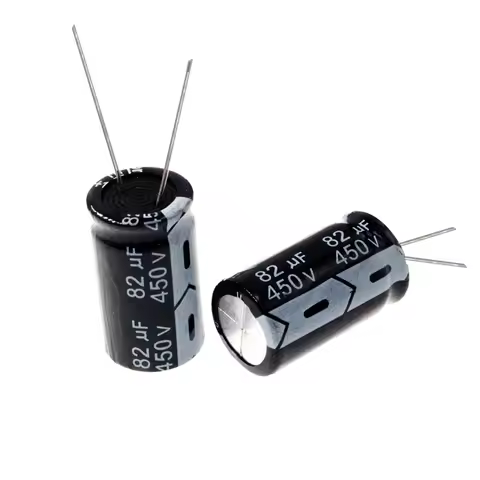 5PCS 82uF 450V 82MFD 450Volt Aluminum Electrolytic Capacitor 18*30mm Radial 82mf450v 82uf450v 450v82
