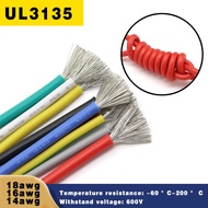 UL3135 Silicone Wire 18/16/14awg (5 Meters price) Extra Soft Power Cord High Temperature Resistant S