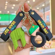 Tung Tung Tung Shark Toy Keychain Funny Stick Man Tralala Shoes Pendant Tung Decompression E7j3