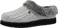 BOBS from Skechers Women's Keepsakes Ice Angel Slipper, Black/Charcoal, 8 W US