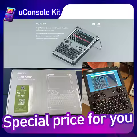 In Stock uConsole Kit ClockworkPi V3.14 Mainboard Fantasy Console RPI-CM4 Lite Kit uConsole Fast del