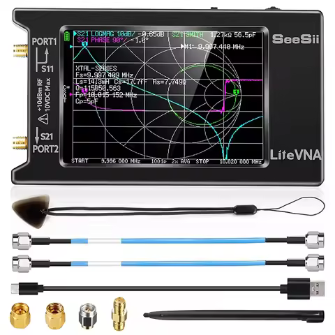Newest NanoVNA Spectrum analyzer LiteVNA Vector Network Analyzer Antenna Analyzer NanoVNA-H4 Support