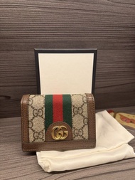 GUCCI 經典款對摺銀包wallet