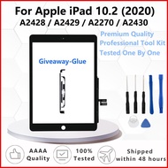 New Touch Screen For Apple iPad 10.2 (2020) A2428 / A2429 / A2270 / A2430 LCD Outer Digitizer Sensor