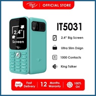 ⊕ ◫ ✸ ITEL it5031 2.4" Screen Basic Phone Keypad Cellphone Dual Sim