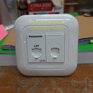 Cat6 data outlet + panasonic telephone outlet cat6 data cable + telephone