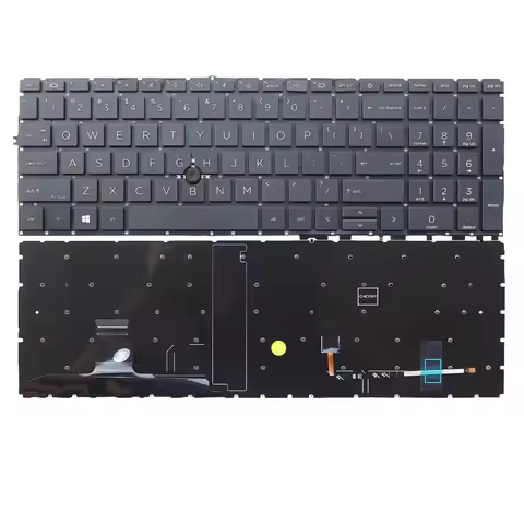 US/IT/FR/SP/LA/RU/GR Palmrest Upper Case With Backlight Backlit Keyboard For HP EliteBook750 755 850
