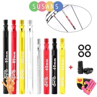 SUSANS Bicycle Valve Adapter, Universal Stainless Steel Bike Valve Extender, Replacement 60/80MM Bic