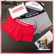 df◈¤   แท้ !!  กางเกงในชาย Supreme กางเกงใน ซูพรีม บ๊อกเซอร์ er ของแท้ 100  (3ตัว 1กล่อง) เนื้อผ้านุ่ม ซับเหงื่อได้ดี914563