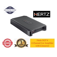 Hertz HCP 4 - 4 Channel Car Amplifier with Crossover 760 Watts Max Power AB Class
