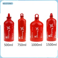 [mojotorw7] Lightweight Aluminum Liquid Fuel Bottle Outdoor Camping Stove Gas Oil Container - 500ml/