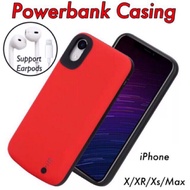 iPhone X/XR/XS/Max 6000mAh Powerbank Power Bank Case Battery