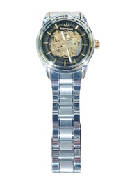 (แท้) นาฬิกาออโตเมติก โชว์กลไก นาฬิกาข้อมือ กันน้ำ สายเหล็ก Shifeng Automatic Watch นาฬิการะบบไขลาน 