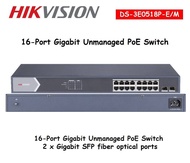 Hikvision DS-3E0518P-E/M Hikvision 16 Port Gigabit Unmanaged PoE Switch - 16 Ports Hikvision POE Swi