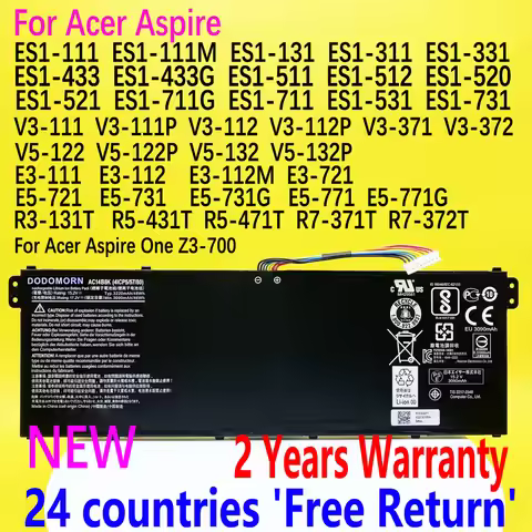 For Acer Aspire ES1-111/131/311/331/433/511/512/520/521/531/711/731 V3-111P/112/371/372 V5-122/132 E