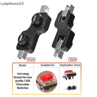 LAD  10pcs Swapping Pcb Sockets Kailh PCB Socket For Mx Cherry Gateron Outemu Kailh Switches For Low Profile 1350 Chocolate Axis n