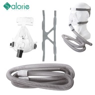 CPAP Full Face Mask Size M Silicon Full Facial Mask Auto BiPAP CPAP Mouth Nasal Mask with Headgear C