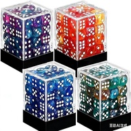 12mm Board Game Dice Double Color Dice Chessex Dice Ghostly Pink/d6 Dice Set Poker