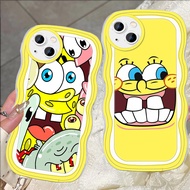 D-42 Spongebob Transparent Casing for Tecno Spark GO1S GO1 GO 1S 2020 2024 Case