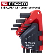 Kunci L Set Facom 83SH.JP9A 1.5-10mm 1set(9pcs)