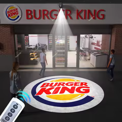 Custom Gobo Advertising Light Rersonnalisé Outdoor Waterproof IP67 Image Rotation Led Logo Projector