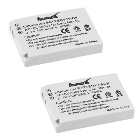 1500mAh NB-5L Bateria NB 5L NB5L Camera Battery For Canon Powershot S110 SX200 SX210 SX220 SX230 IS 