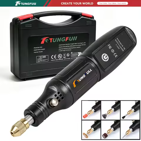 TUNGFULL USB Portable Engraving Pen Battery Powered Precision Engraver Tool Mini Electric Carving Pe