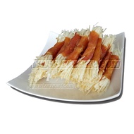 Dogfin ไก่อบแห้งขนาด 350 กรัม โปร 5 ถุง (1750 กรัม) พร้อมของแถมเลือกได้ ขนมสำหรับสุนัขทุกสายพันธุ์