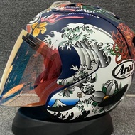 Arai SZ-Ram5 VZ-RAM Oriental Flat Bl Arai Motorcycle Half Face Helmet Motorcycle Racing Helmet Helmet Motorcycle Helmet