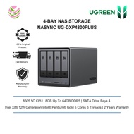 UGREEN NASync DXP4800 PLUS  (85055C/8GB DDR5/1*2.5GbE/ 1*10GbE/HDMI 4K/4-BAY) Storage Drives Sold Se