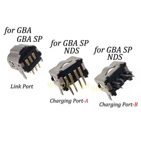 1/5/10/50/100PCS for Nintendo GBA SP Link Port Connect Jack for GBA SP/NDS Console Power Charging Po
