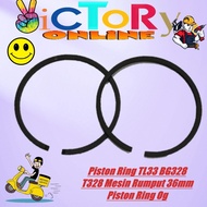 Piston Ring TL33 BG328 T328 Mesin Rumput 36mm Piston Ring Og