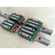 100% original HIWIN 2pcs HGR15 200mm - 1500mm Linear Guide rail + 4pcs HGH15CA / HGW15CA HIWIN Carri
