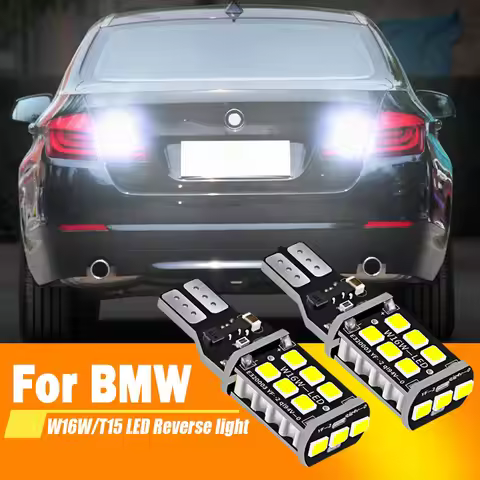 2pcs For BMW E81 E87 E88 E82 E92 E91 E60 F07 F11 E61 1 3 5 Series LED Reverse Light Blub Backup Lamp