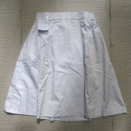 PRELOVED SHORT SCHOOL WHITE SKIRT / BZ 272