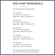 Printed Girl Terno Shirt & Jogger Pants "C" (1-5 y/o)