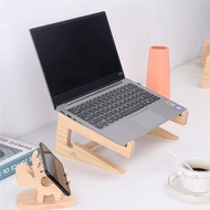 Wooden Universal Laptop Stand Detachable Wooden Stand Suitable For Laptop Macbook Pro Air Ipad Pro Cooling Stand