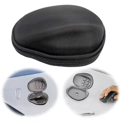 Hard Case Replacement for Logitech MX Master 4 /MX Master 3/3S Mouse Hard Carrying Case with Carabin