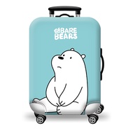 Elastic Travel Luggage Bag Protector Cover -We Bare Bears Blue