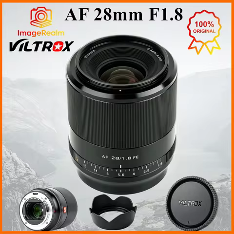 Viltrox AF 28mm F1.8 Wide Angle Full Frame Auto Focus Camera Lens Prime Large Aperture Portrait FE F