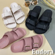 [Eudora] MIT Made in Taiwan Waterproof Slippers Beach Slippers Flat Slippers Couple Shoes Flip-Flops