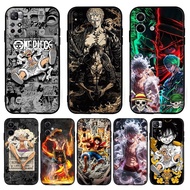【O-5】Cartoon Cool Anime One Piece Luffy for Redmi 6 6A Pro 7 7A 8 8A 9 9A 9C 9T NFC TPU soft black p