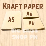 Kraft Paper A5 or A6 - 70 gsm 160 gsm 120 gsm 200 gsm 300 gsm - 100 pcs 200 pcs