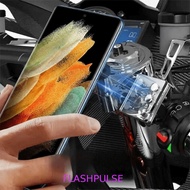 FLASHPULSE Magnetic Phone Holder, Anti-shock Structure Sturdy Metal Motorcycle Phone Holder, Strong 