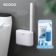 ECOCO Disposable Toilet Brush Double - flexible silicone toilet Brush, toilet Brush, bathroom cleane