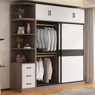 Household Solid Wood Children's Wardrobe Moving Multi-Layer Sliding American Style Installation Rent