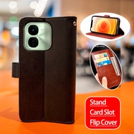 Vintage Classic Leather For Vivo iQOO Z9x Y37 Pro 5G Y200+ V2353A I2219 V2354A Wallet Folio Phone Ca