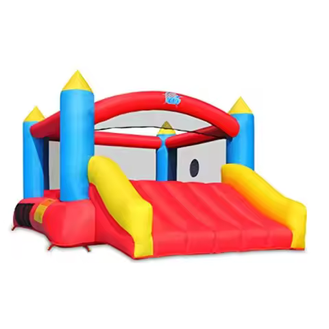 Bounce House Inflatable Bouncer Without Air Blower 450W 0 6HP Blower Needed to Operate Durable Sewn 